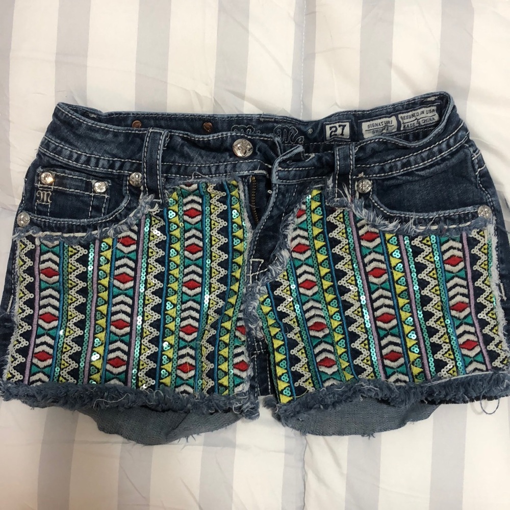 Miss Me Sequin Shorts